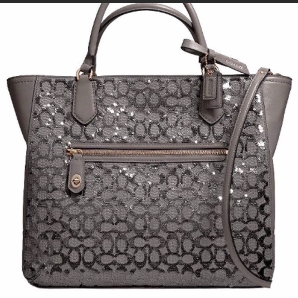 Coach Sequined Blair Tote/Crossbody